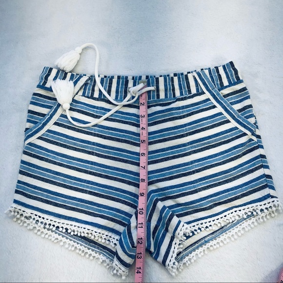 Jolt, Striped Linen Shorts - Picture 13 of 13